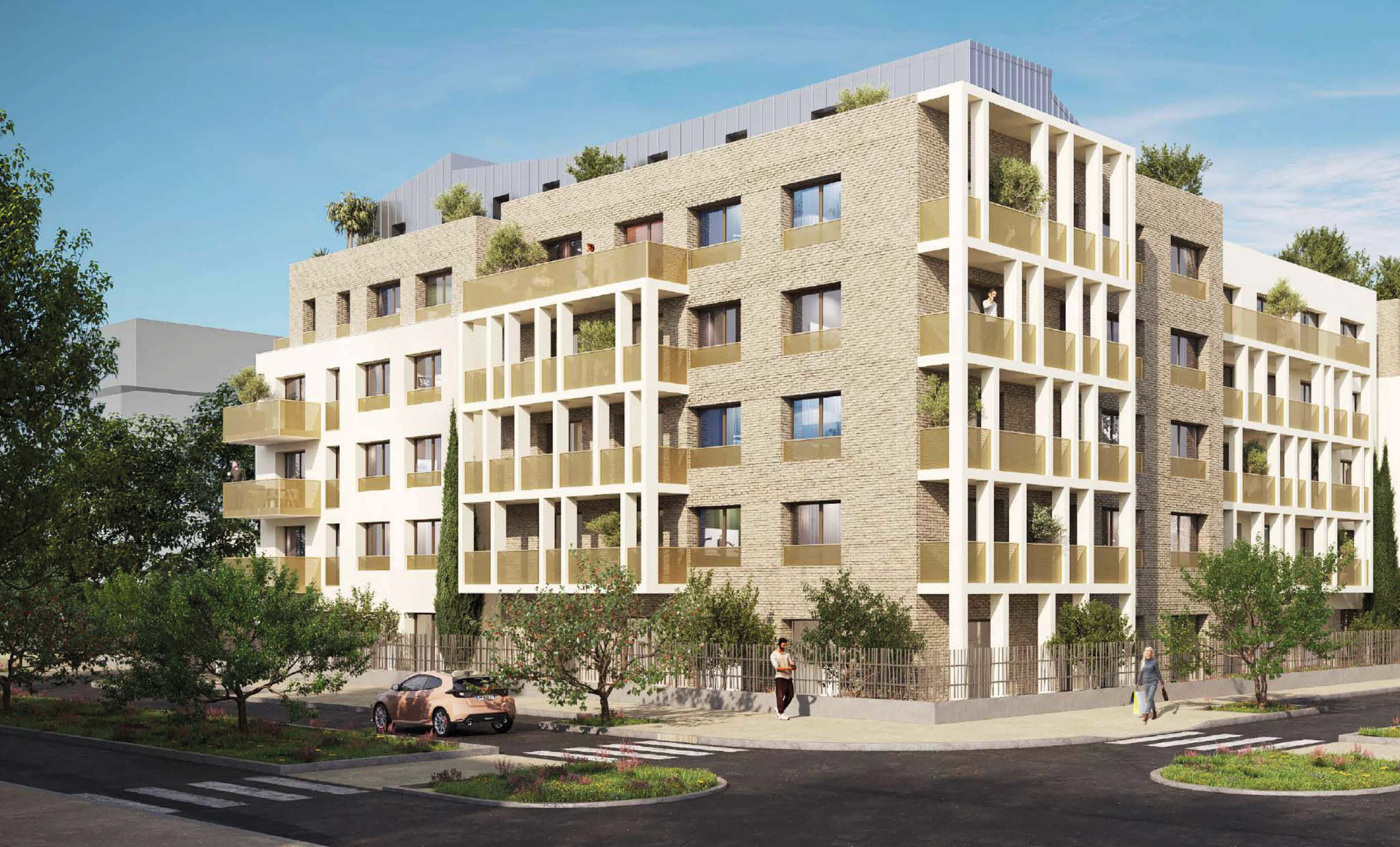 Massolacum – façade de la résidence
